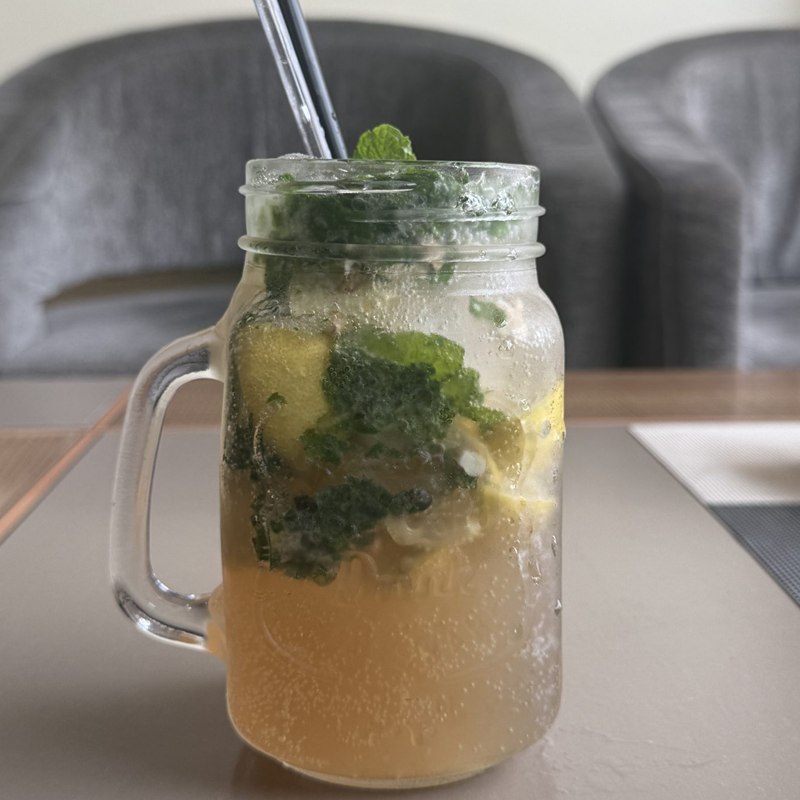 Glass Mason Jar Mug